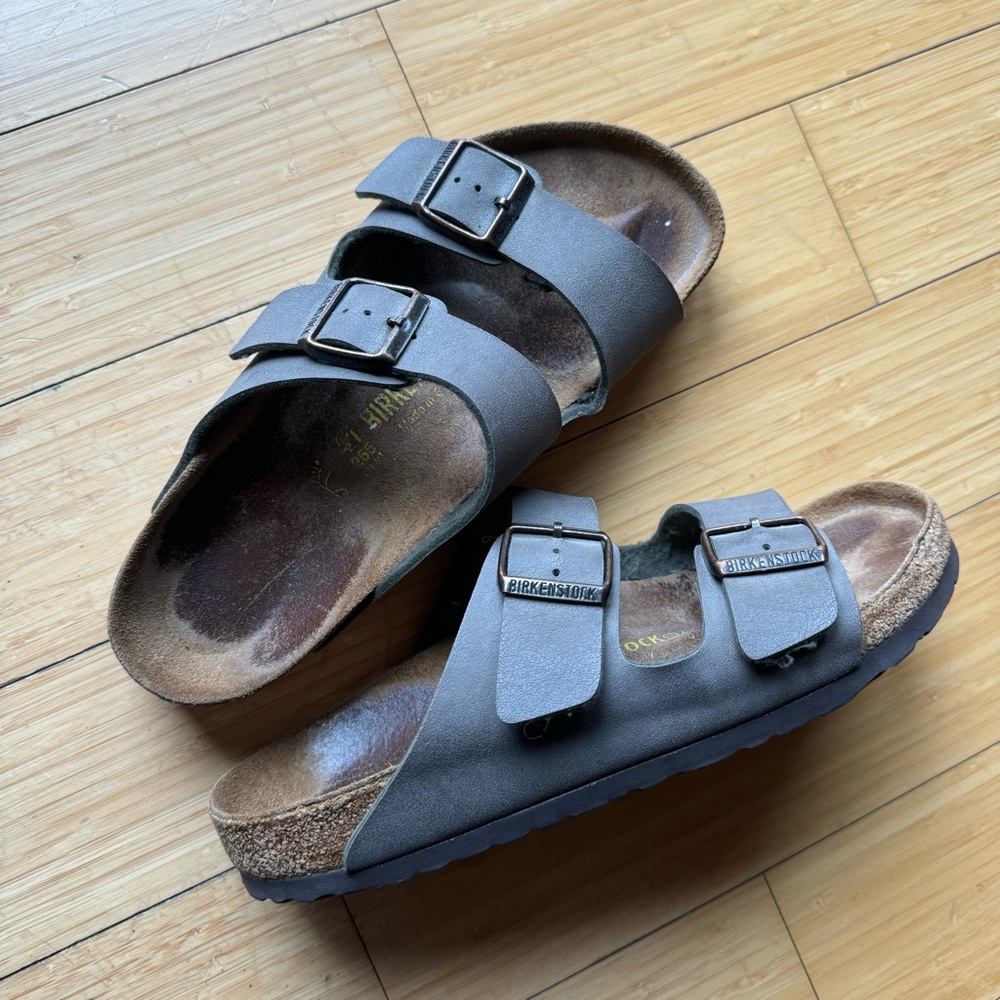 Men’s grey Birkenstock Sandals